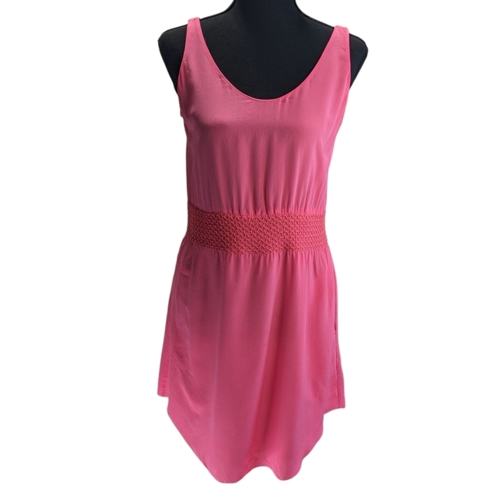 Babaton Silk Pink Mini Dress With Pockets Y2K Size XS